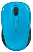 Вид Мышь Microsoft Wireless Mobile Mouse 3500 Cyan Blue Беспроводная голубой, GMF-00271