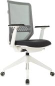 Кресло для операторов БЮРОКРАТ MC-W611NL серый, сетка/ткань, MC-W611NL/DG/417G