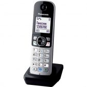 Трубка Panasonic KX-TGA681 Чёрно-серебристый, KX-TGA681RUB