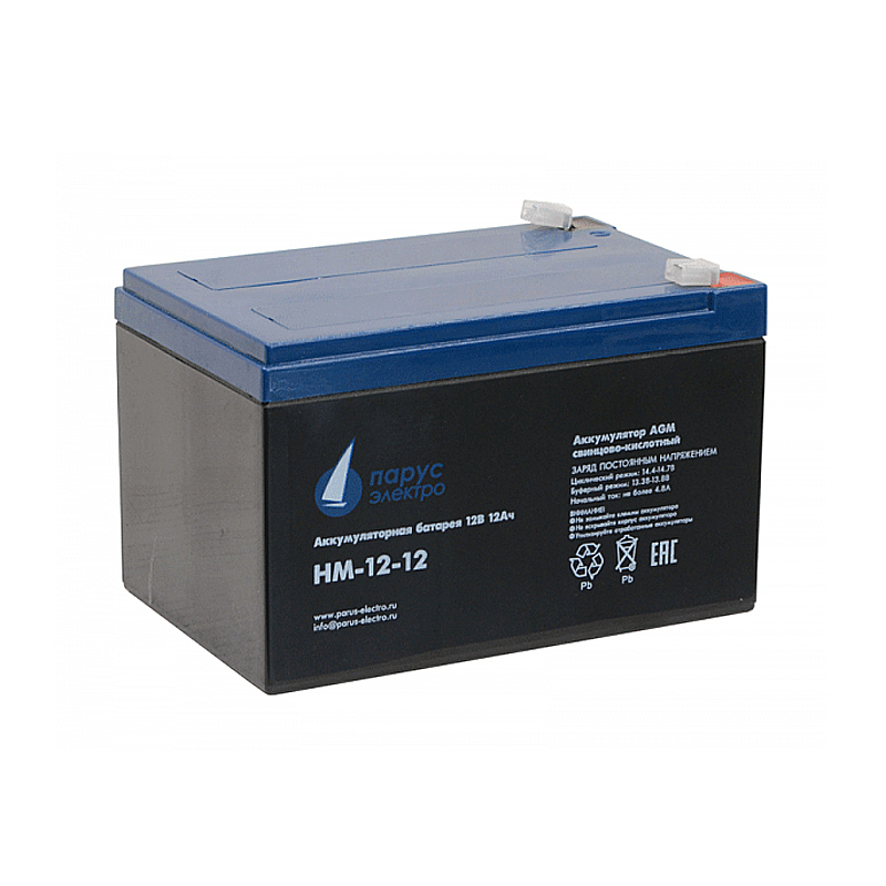 Картинка - 1 Батарея для ИБП Парус электро HM-12-12, HM-12-12