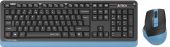 Комплект Клавиатура/мышь A4Tech Fstyler FGS1035Q Беспроводной чёрный, FGS1035Q NAVY BLUE