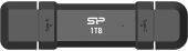 Внешний диск SSD SILICON POWER DS72 1 ТБ 1.8&quot; USB-C чёрный, SP001TBUC3S72V1K