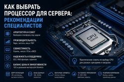 Как выбрать процессор для сервера: рекомендации специалистов