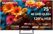 Телевизор Skyworth 75Q67H 75" 3840x2160 (4K) чёрный, 75Q67H