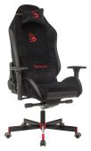 Кресло для геймеров A4Tech Bloody GC-450 чёрный, текстиль/эко.кожа, BLOODY GC-450