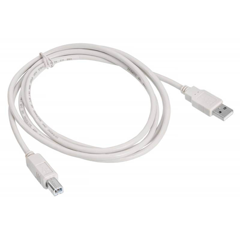 USB кабель BURO USB Type B (M) -> USB Type A (M) 1,8 м, USB2.0-AM/BM