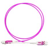 Оптический патч-корд LANMASTER MM 50/125 мкм розовый 5 м, LAN-2LC-2LC/OM4H-5.0