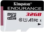 Карта памяти Kingston High Endurance microSDHC UHS-I Class 1 C10 32GB, SDCE/32GB