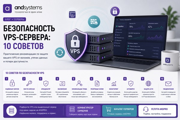 Безопасность VPS-сервера: 10 советов