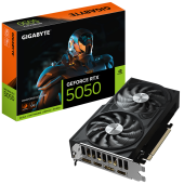 Видеокарта Gigabyte NVIDIA GeForce RTX 5050 WindForce OC V2 GDDR6 8GB, GV-N5050WF2OCV2-8GD