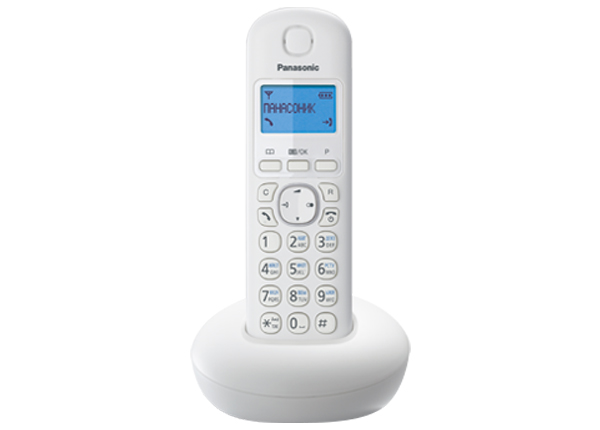 Картинка - 1 DECT-телефон Panasonic KX-TGB210RU Белый, KX-TGB210RUW