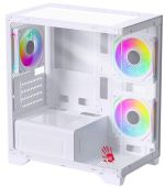 Корпус Bloody BD-CC103F Mini Tower Без БП белый, BD-CC103F-WH