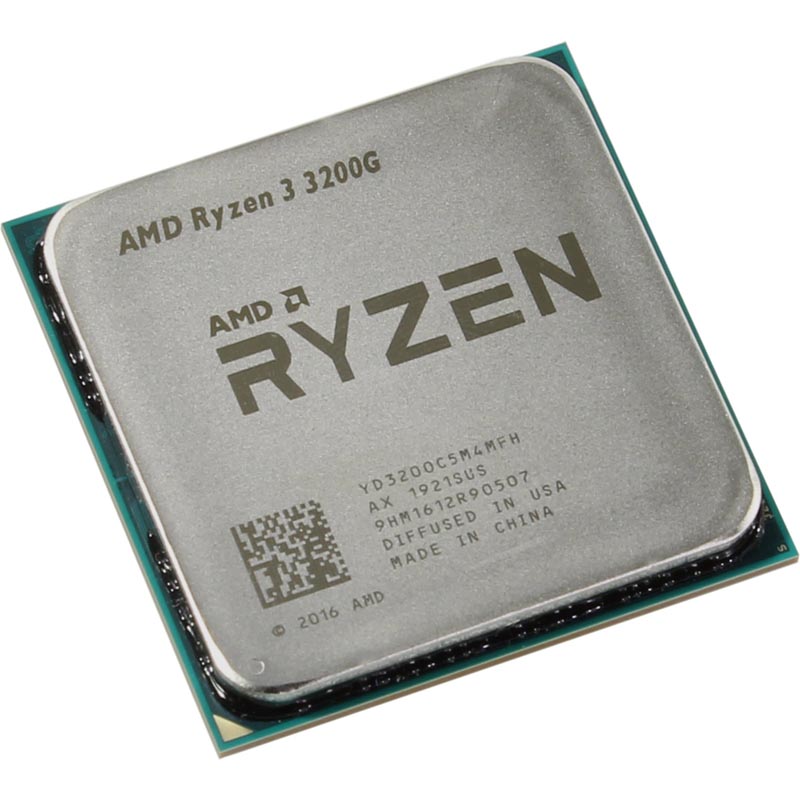 Процессор AMD Ryzen 3-3200G 3600МГц AM4, Oem, YD3200C5M4MFH