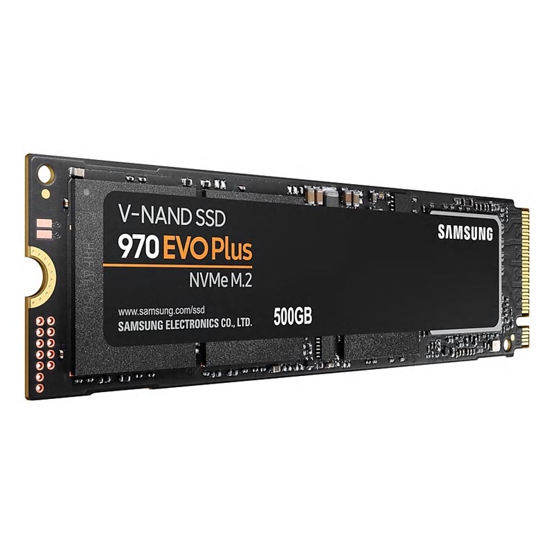 Картинка - 1 Диск SSD Samsung 970 EVO Plus M.2 2280 500GB PCIe NVMe 3.0 x4, MZ-V7S500BW