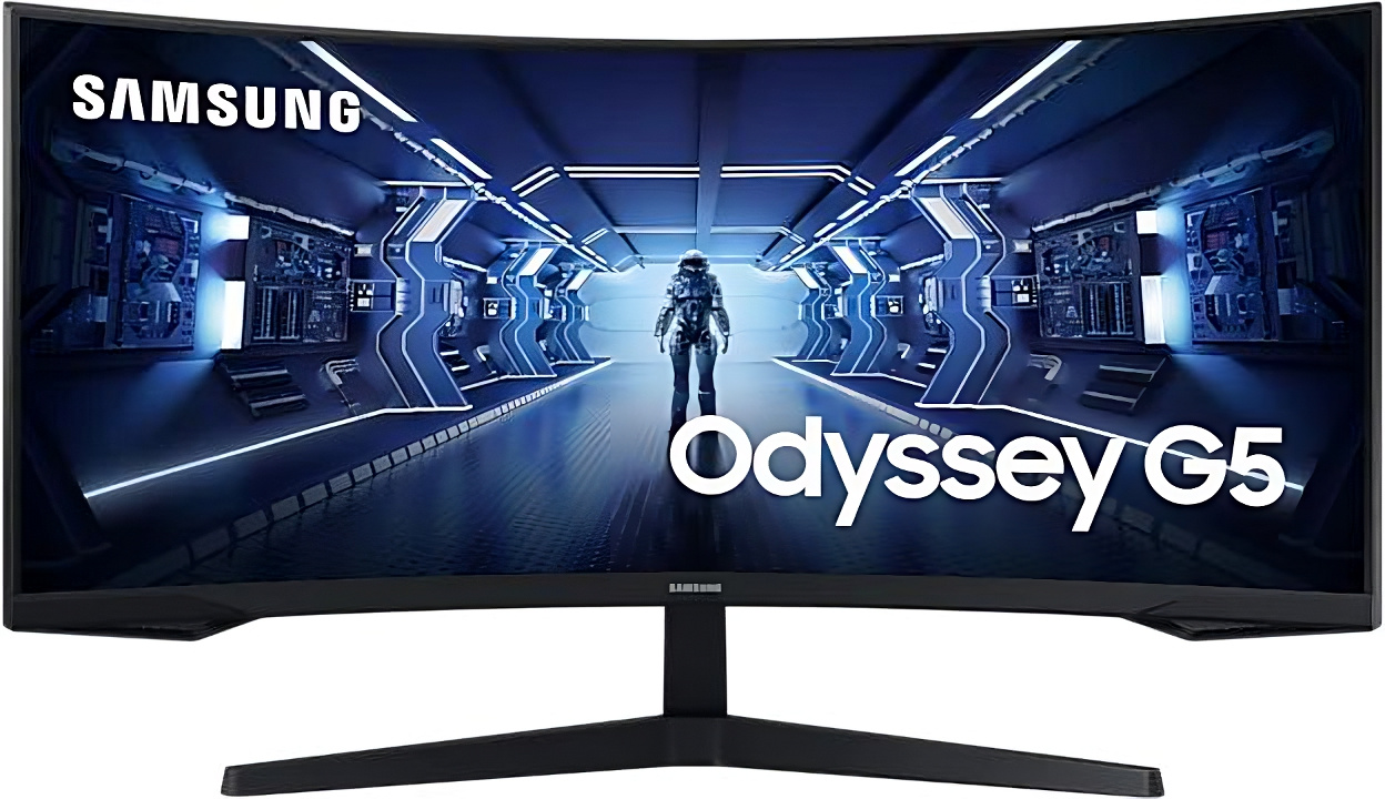 Монитор Samsung C34G55TWWI 34" VA чёрный, LC34G55TWWIXCI