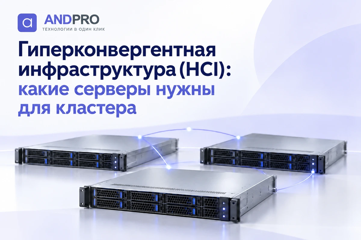 Гиперконвергентная инфраструктура (HCI): какие серверы нужны для кластера