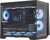 Корпус Formula V Crystal Z4M Mini Tower Без БП чёрный, CRYSTAL Z4M BLACK