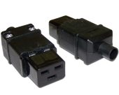 Вилка LANMASTER LAN-IEC-320-C19 IEC 320 C19 16A, LAN-IEC-320-C19