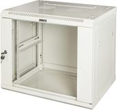 Настенный шкаф LANMASTER Pro 15U серый, TWT-CBWPG-15U-6X4-GY