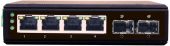 Фото Промышленный коммутатор OSNOVO SW-80402/I 4-PoE Неуправляемый 6-ports, SW-80402/I