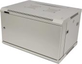 Настенный шкаф LANMASTER TWT-CBWPM 27U серый, TWT-CBWPM-27U-6X8-GY