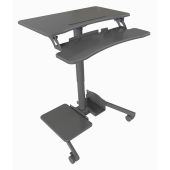 Стол для ноутбука CACTUS FDS108 для дома и офиса Чёрный/чёрный, CS-FDS108BBK