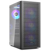 Корпус PCCOOLER MA100 MESH BK Mini Tower Без БП чёрный, MA100 MESH BK