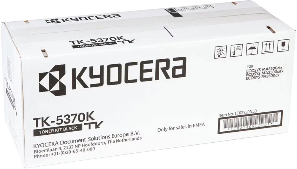 Тонер-картридж Kyocera TK-5370K Лазерный Черный 7000стр, 1T02YJ0NL0