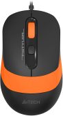 Вид Мышь A4Tech Fstyler FM10S Проводная чёрно-оранжевый, FM10S USB ORANGE