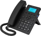 Фото IP-телефон ФЛАТ Flat-Phone-C10/RU SIP без БП чёрный, FLAT-PHONE-C10/RU