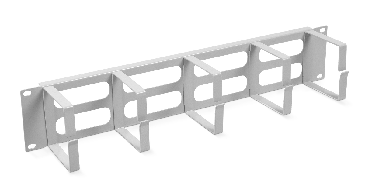 Кабельный органайзер Cabeus JB08 Горизонтальный 2U, JB08-2U-GY