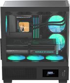 Корпус Formula V Crystal E1 Midi Tower Без БП чёрный, Crystal E1 Black