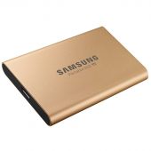 Вид Внешний диск SSD Samsung T5 500 ГБ 1.8" USB 3.1 золотистый, MU-PA500G/WW