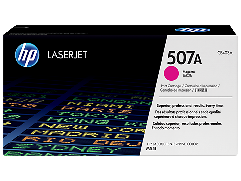 Картинка - 1 Тонер-картридж HP 507A Лазерный Пурпурный 6000стр, CE403A