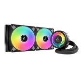 Система водяного охлаждения Arctic Liquid Freezer III-280 A-RGB Black 2 x 140 мм, ACFRE00143A