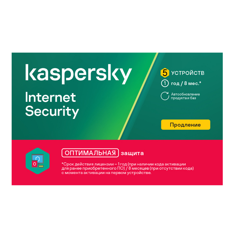 Картинка - 1 Продление Kaspersky Internet Security для всех устройств Рус. 5 Card 12 мес., KL1939ROEFR