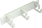 Фото Кабельный органайзер LANMASTER TWT-CBW10 Горизонтальный 1U, TWT-CBW10-ORG-1U-GY