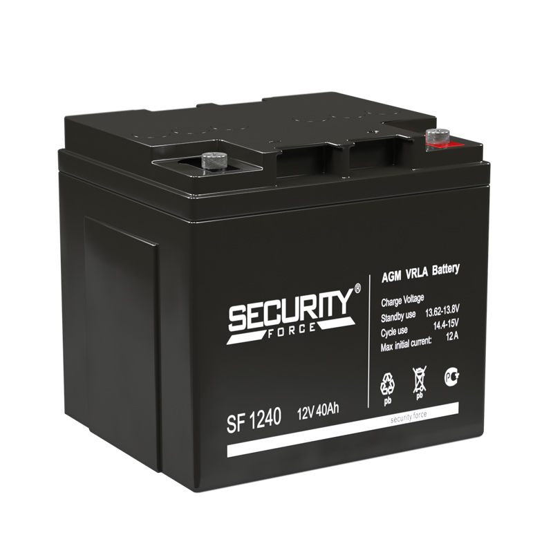 Картинка - 1 Батарея для дежурных систем Delta Secuirity Force, SF 1240