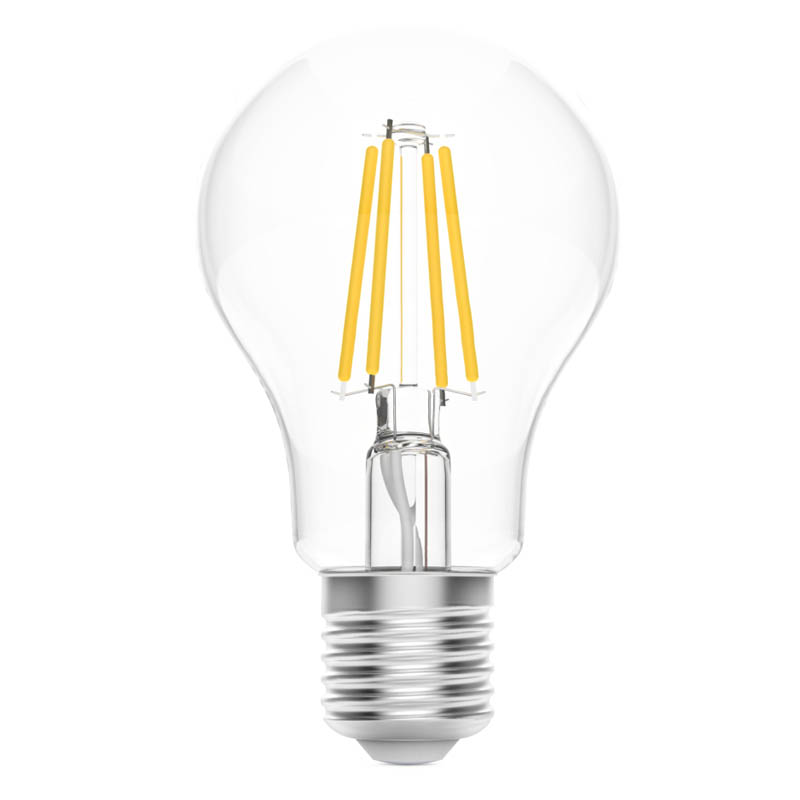 Умная лампа Gauss IoT Smart Home E27, 806лм, свет - теплый белый, грушевидная, 1200112