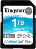 Фото Карта памяти Kingston Canvas Go! Plus SDXC UHS-I Class 3 C10 1TB, SDG3/1TB