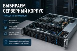 Как выбрать серверный корпус: Rack, Tower, питание, охлаждение и совместимость