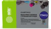 Картридж CACTUS EPT7412 Струйный Голубой 1100мл, CS-EPT7412