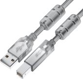 USB кабель Greenconnect PROF USB Type B (M) -&gt; USB Type A (M) 1.5 м, GCR-52422