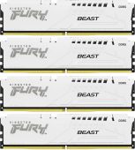 Комплект памяти Kingston FURY Beast White XMP 4х16 ГБ DIMM DDR5 6000 МГц, KF560C40BWK4-64