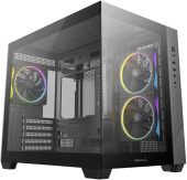 Корпус DeepCool CG330 3F Mini Tower Без БП чёрный, R-CG330-BKNGM3-G