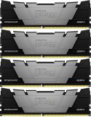 Фото Комплект памяти Kingston Fury Renegade Black 4х8 ГБ DIMM DDR4 3200 МГц, KF432C16RB2K4/32