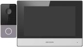 Фото Видеодомофон и вызывная панель HIKVISION KIS603-P(C) 7" 1024x600 (WSVGA), 2Мп, DS-KIS603-P(C)