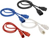 Кабель питания LANMASTER IEC 320 C13 -> IEC 320 C14 10A 7 м, LAN-PP13/14-7.0-BK