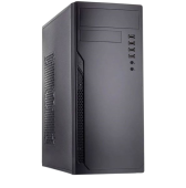 Корпус FoxLine FL-301 Midi Tower Без БП чёрный, FL-301-RW