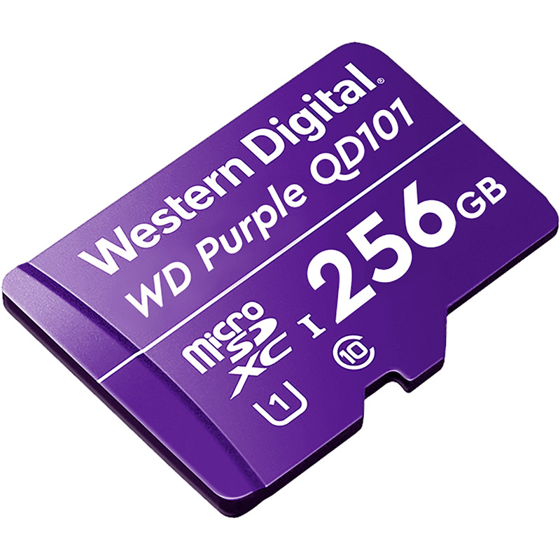 Картинка - 1 Карта памяти Western Digital Purple SC QD101 microSDXC UHS-I Class 1 256GB, WDD256G1P0C